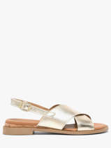 Sandales En Cuir Tamaris Or women 44