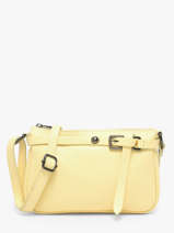 Sac Bandouli�re Caviar Cuir Milano Jaune caviar G1421N