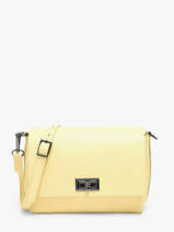 Sac Bandouli�re Caviar Cuir Milano Jaune caviar CA24061