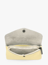 Porte-monnaie Caviar Cuir Milano Jaune caviar CA23113-vue-porte