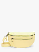 Sac Banane Caviar Cuir Milano Jaune caviar CA23111
