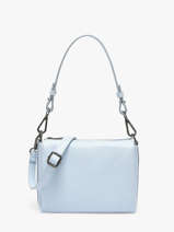 Sac Bandouli�re Caviar Cuir Milano Bleu caviar CA25065