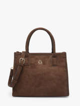Sac Port� Main Identite Lulu castagnette Marron identite D