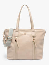 Sac Port� �paule Zip Lulu castagnette Beige zip ALBIN