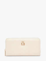Portefeuille Lulu castagnette Blanc soft CHRYS021