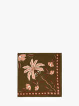 Foulard Bindi atelier Vert floral FM
