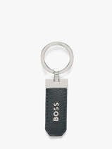 Porte-clefs Cuir Hugo boss Bleu grained HAK416N