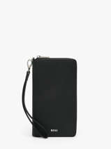 Pochette Homme Grained Cuir Hugo boss Noir grained HLL518A