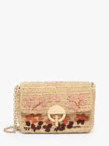 Sac Bandouli�re Moon Raphia Vanessa bruno Beige moon raphia 24V40533