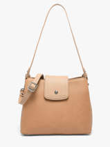 Sac Port� �paule Maya Hexagona Marron maya 2120205