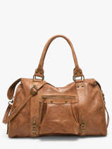 Sac Port� �paule A4 Spazzolato Cuir Milano Marron spazzolato SP24095