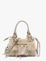 Sac Port� Main Spazzolato Cuir Milano Gris spazzolato SP24093