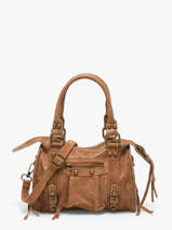 Sac Port� Main Spazzolato Cuir Milano Marron spazzolato SP24093