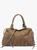 Sac Port� �paule A4 Velvet Milano Beige velvet VE24095O