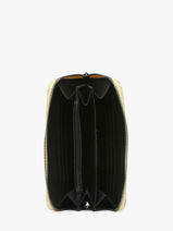 Portefeuille Caviar Cuir Milano Jaune caviar CA19043-vue-porte