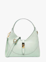 Sac Bandouli�re Caviar Cuir Milano Vert caviar CA26022