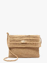 Sac Bandouli�re L'atelier Du Crochet Raphia Le voyage en panier Beige l'atelier du crochet AM827