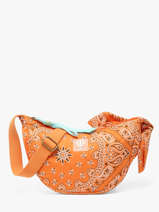 Sac Bandouli�re Bandana Coton Le voyage en panier Orange bandana PM969