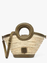 Sac Port� Main Estival Le voyage en panier Vert estival PM927