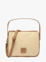Cross Body Tas Resille Le voyage en panier Beige resille PM959