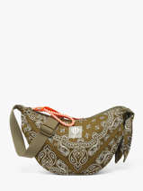 Cross Body Tas Bandana Katoen Le voyage en panier Groen bandana PM969