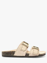 Mules Avec Brides En Cuir Semerdjian Beige women ARIANNA