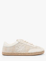 Espadrilles En Cuir Tommy hilfiger Beige women 91080GH