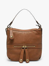 Schoudertas Nomade Leder Gerard darel Bruin midday B402
