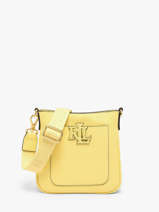 Sac Bandouli�re Mini Cameryn Cuir Lauren ralph lauren Jaune cameryn 31982184