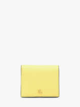 Portefeuille Dryden Cuir Lauren ralph lauren Jaune dryden 32962112