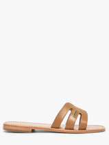Mules Hadamia En Cuir Les tropeziennes Marron women HADAMIA