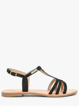 Nu-pieds En Cuir Les tropeziennes Noir women HAMELIE