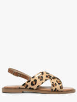 Nu-pieds En Cuir Les tropeziennes Marron women DOAPO