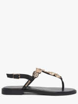 Nu-pieds En Cuir Les tropeziennes Noir women ORTEGA