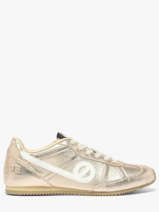 Sneakers Uit Leder No name Goud women ERX304EY