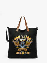Tote Bag Oaks Met Lederen Handvatten Von dutch Zwart bags OAKS