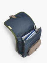 Sac � Dos 1 Compartiment Cameleon Bleu vintage urban PBVBSD30-vue-porte