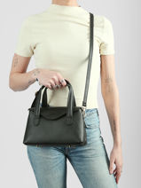 Handtassen Caviar Leder Milano Zwart caviar CA26021-vue-porte