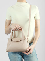 Sac � Main Caviar Cuir Milano Beige caviar CA26021-vue-porte