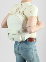 Rugzak Valentino Wit queen re VBS9OX20-vue-porte