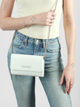 Sac Bandouli�re Aleksandra Valentino Blanc aleksandra VPS9W212-vue-porte