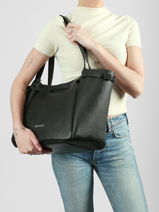 Schoudertas Medea Valentino Zwart medea VBS9Q801-vue-porte