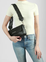 Cross Body Tas Aleksandra Valentino Zwart aleksandra VBS9W909-vue-porte