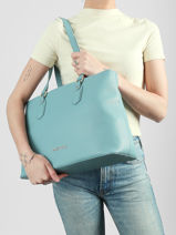 Sac Port� �paule Brixton Valentino Bleu brixton VBS7LX11-vue-porte