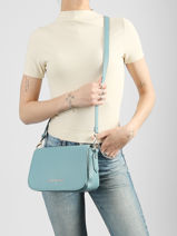 Sac Bandouli�re Brixton Valentino Bleu brixton VBS7LX08-vue-porte