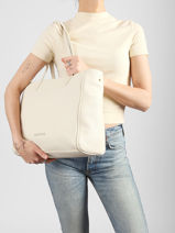 Sac Port� �paule Doris Re Valentino Beige doris re VBS9ON01-vue-porte