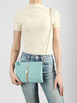 Cross Body Tas Divina Summer Valentino Blauw divina summer VBS9XI19-vue-porte