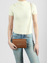 Sac Bandouli�re Aleksandra Valentino Marron aleksandra VPS9W212-vue-porte