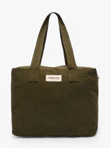 Le Sac Port� �paule A4 C�lestins Coton Recycl� Rivedroite Vert timeless CELESTIM