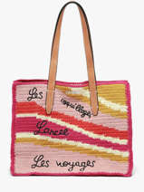 Schoudertas Lancel Plage Crochet Lancel Veelkleurig summer capsule A14005